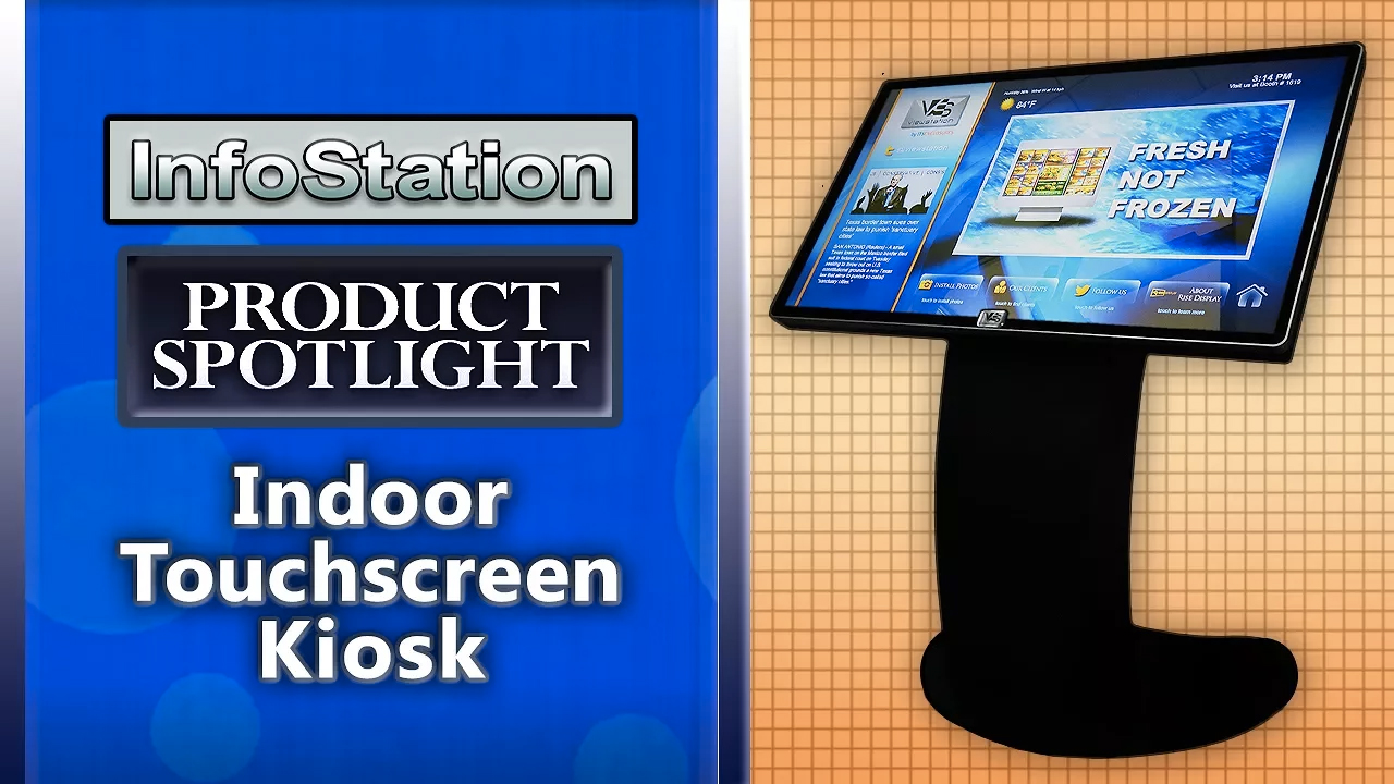 infostation touch screen kiosk