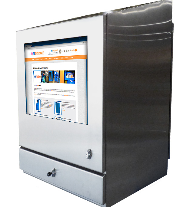 ID42-4X Stainless Steel Computer PC Enclosure - ITSENCLOSURES IceStation