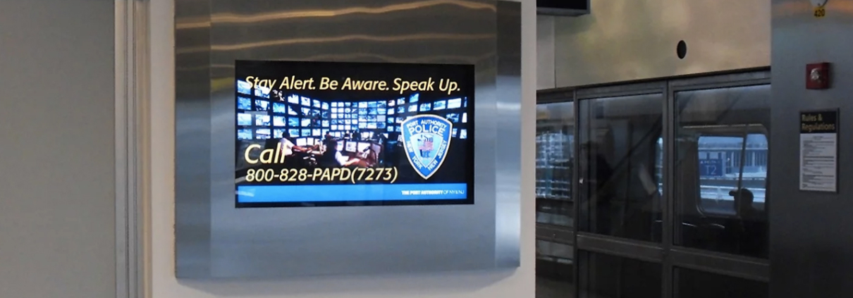 LCD ENCLOSURE VIEWSTATION ITSENCLOSURES MONITOR ENCLOSURE RECESSED IN WALL