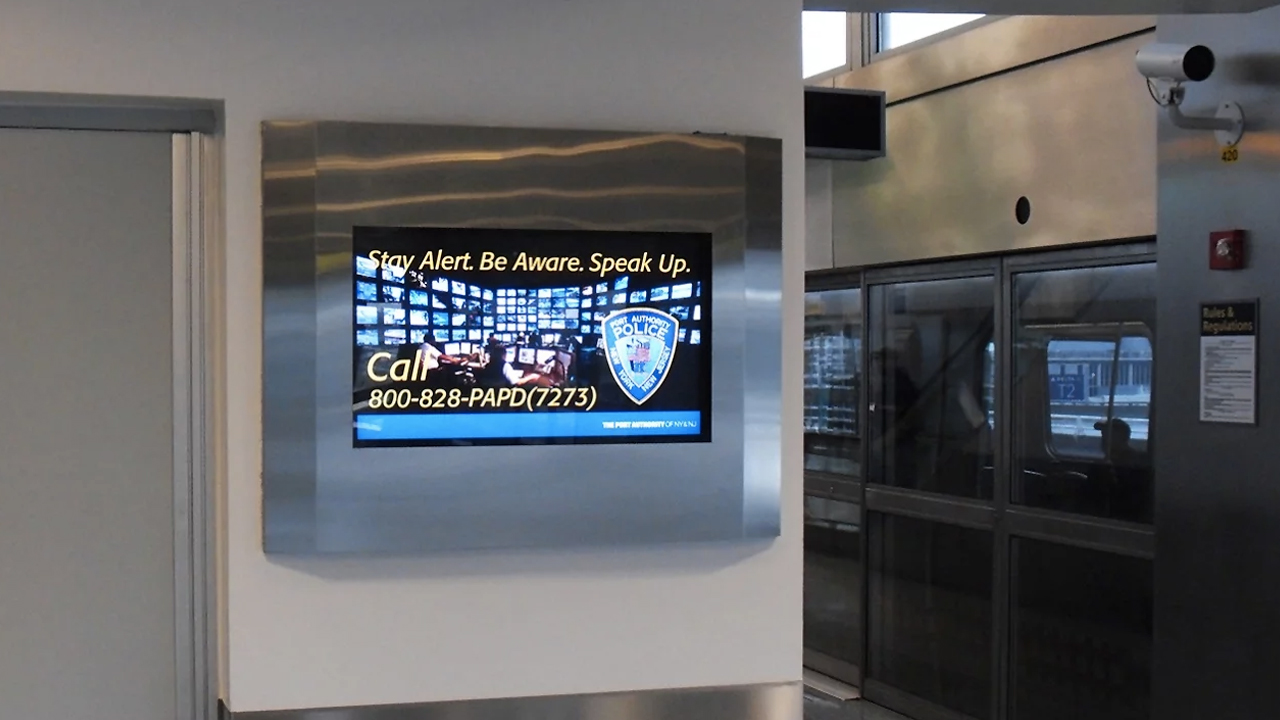 LCD ENCLOSURE VIEWSTATION ITSENCLOSURES MONITOR ENCLOSURE RECESSED IN WALL