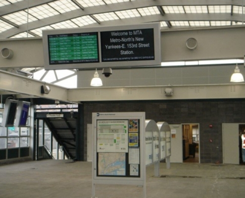 ITSEnclosure LCD Metro North Railroad