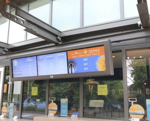 ViewStation Array Seattle Space Needle Multiple Screen LCD Enclosure by ITSENCLOSURES