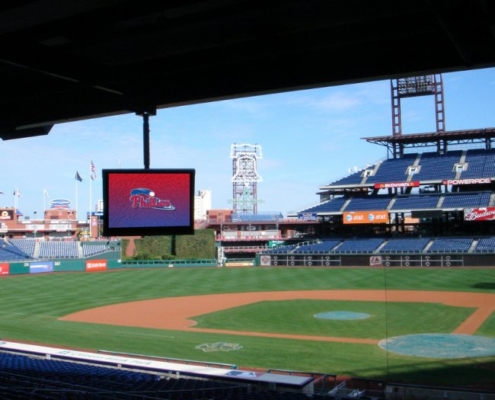 ViewStation Passively Cooled Phillies Vented LCD Enclosure by ITSENCLOSURES philadelphia phillies
