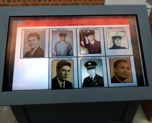 ITSEnclosure LCD Display kiosk viewstation touchscreen memorial