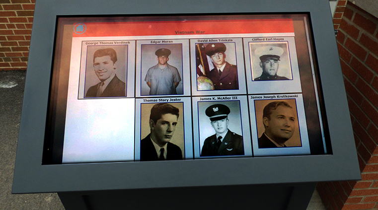 ITSEnclosure LCD Display kiosk viewstation touchscreen memorial