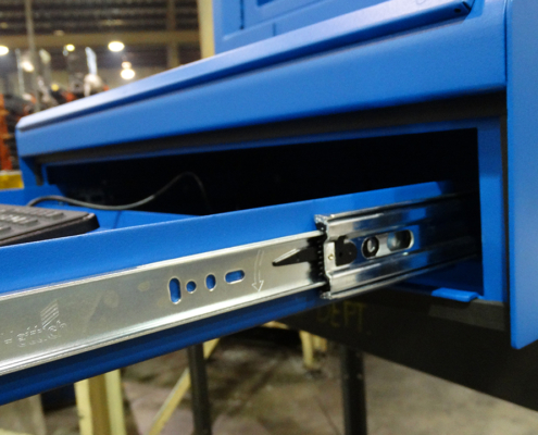 Desktop computer enclosure IceStation TITAN ITSENCLOSURES sliding brackets keyboard drawer Desktop computer enclosure IceStation TITAN ITSENCLOSURES sliding brackets keyboard drawer