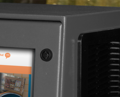 Dual monitor enclosure 2 screens icestation itsenclosures GRAY Dual monitor enclosure 2 screens icestation itsenclosures computer enclosure