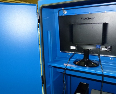 IceStation NEMA 04 TITAN-IS602827-04 pc enclosure computer-enclosure-ITSENCLOSURES rear cabinet IceStation NEMA 04 TITAN enclosure