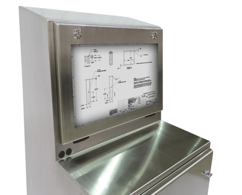 stainless steel TITAN computer enclosure top icestation