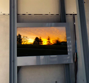 whitney museum digital signage lcd enclosure viewstation itsenclosures