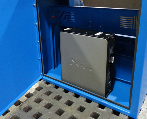 desktop titan rear door itsenclosures icestation IceStation TITAN computer enclosure industrial heavy duty