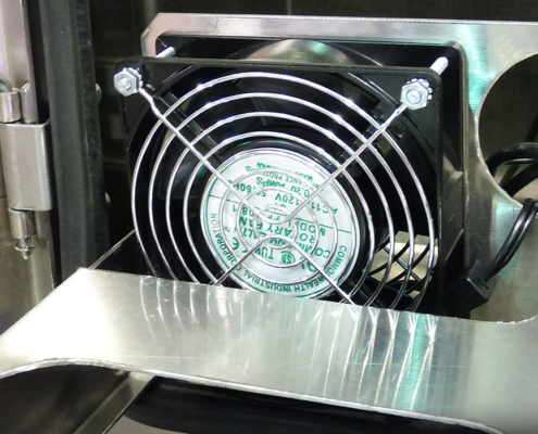 Stainless Steel PC Monitor Enclosure IceStation ITSENCLOSURES Fan