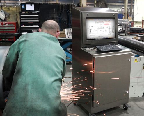 stainless steel titan computer enclosure sparks icestation itsenclosures