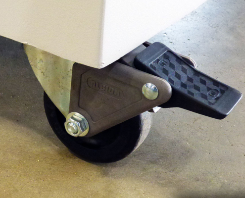 IS663636-12-Freestanding-Computer-Enclosure-with-Keyboard-Tray-castor-icestation-itsenclosures Freestanding Computer Enclosure with Keyboard Tray shelf icestation itsenclosures castor