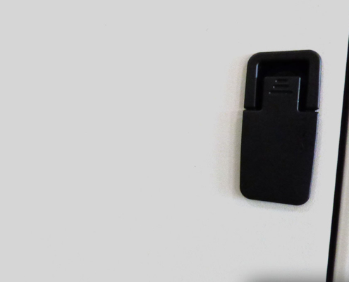 Freestanding Computer Enclosure Door Handle