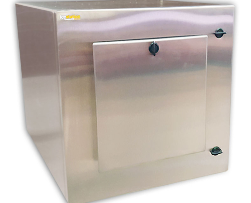 stainless steel pb2020224-4x printer box enclosure icestation itsenclosures product