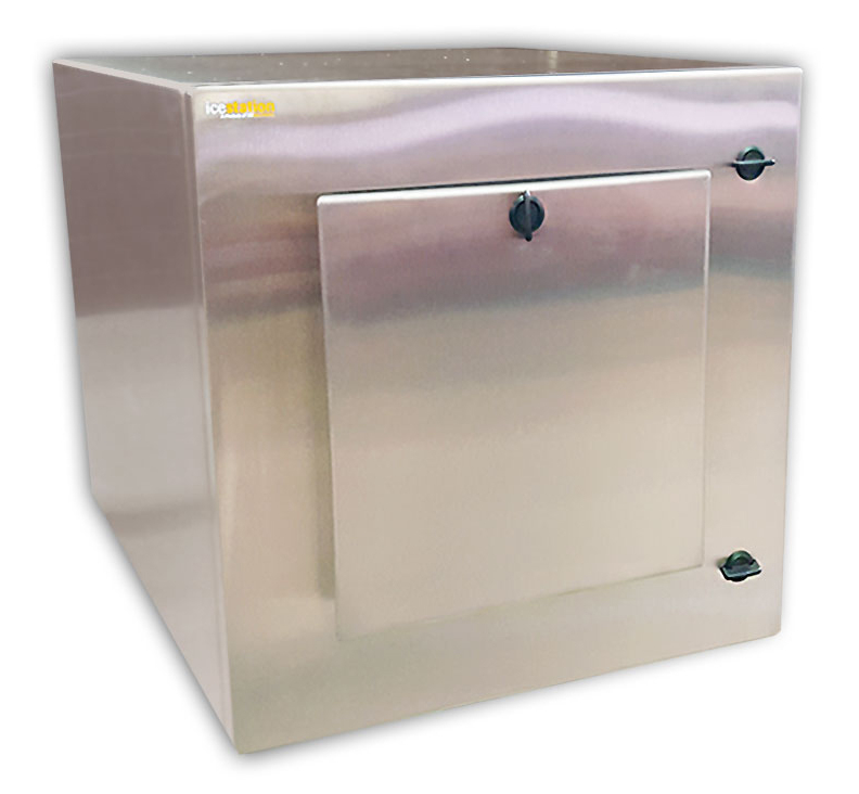 stainless steel pb2020224-4x printer box enclosure icestation itsenclosures product