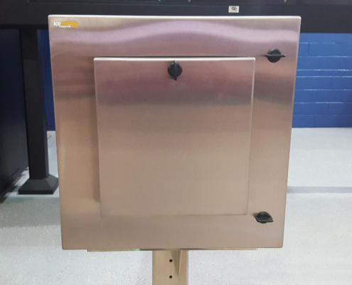 stainless steel pb2020224-4x printer box enclosure icestation itsenclosures product compression latches