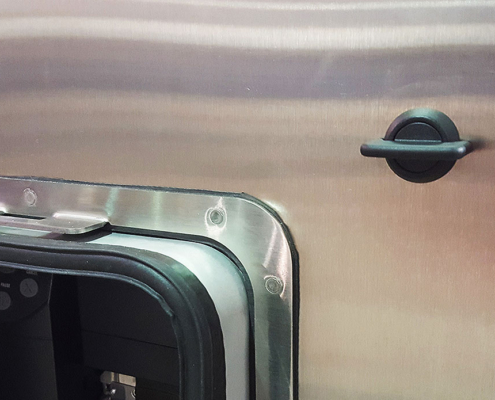 stainless steel pb2020224-4x printer box enclosure icestation itsenclosures product quarter turn compression latch