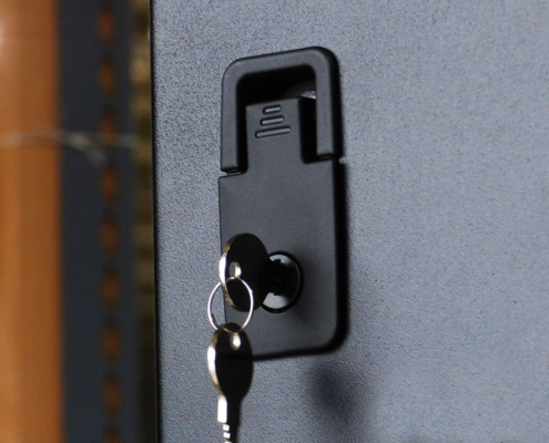 PB262426-12 Printer Box Enclosure lockable front rear doors icestation itsenclosures