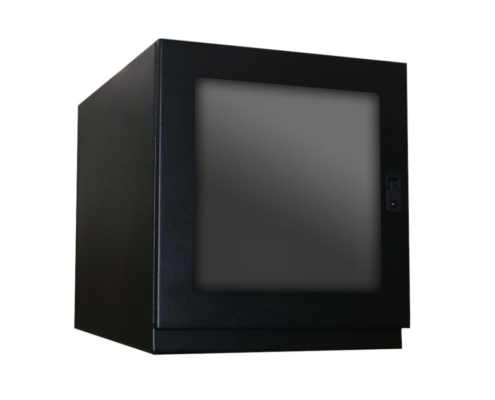 PB262426-12 Printer Box Enclosure lockable front rear doors icestation itsenclosures