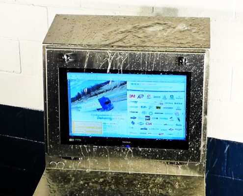 stainless steel titan computer enclosure washdownicestation itsenclosures