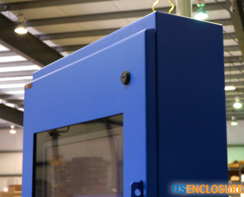 Display Enclosure Painted Steel Lockable Front Door