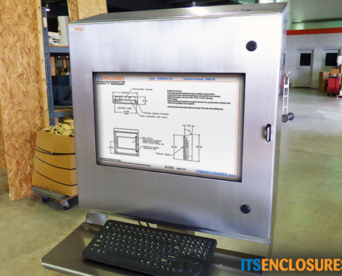 IO28268-04-flat-panel-monitor-enclosure-nema-4x-stainless-steel-window monitor enclosure nema 4x stainless steel keyboard tray