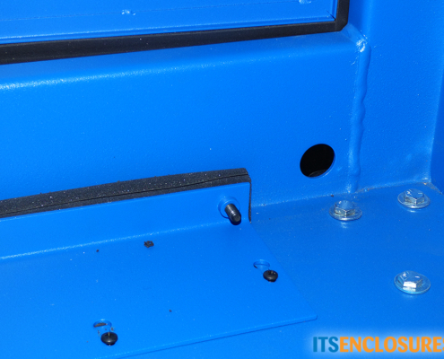 IR40 inside split panel rack mount enclosure icestation itsenclosures IR40 inside split panel rack mount enclosure icestation