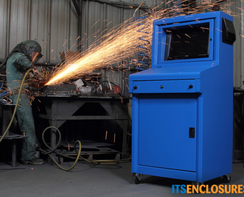 ITSENCLOSURES TITAN IS603027-12 COPMUTER ENCLOSURE STANDUP ICESTATION IceStation TITAN PC Computer Enclosure Industrial Heavy Duty