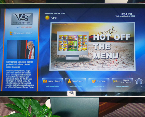 InfoStation Interactive Touchscreen Kiosk ITSENCLOSURES ViewStation product