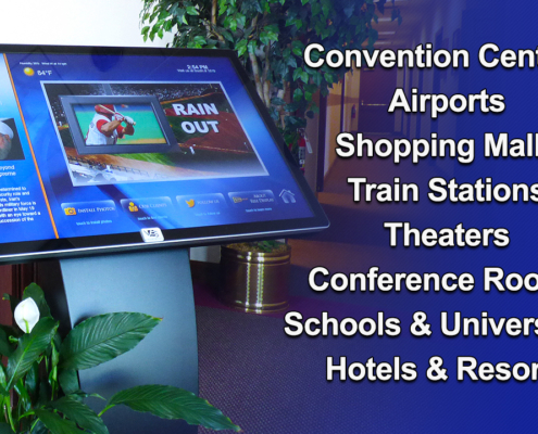 InfoStation LCD Kiosk ViewStation Touchscreen Installations