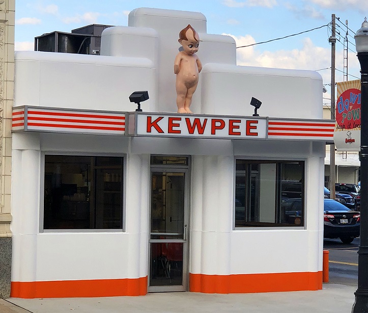 Kewpee Burgers 2x1 Digital Signage itsenclosures case study
